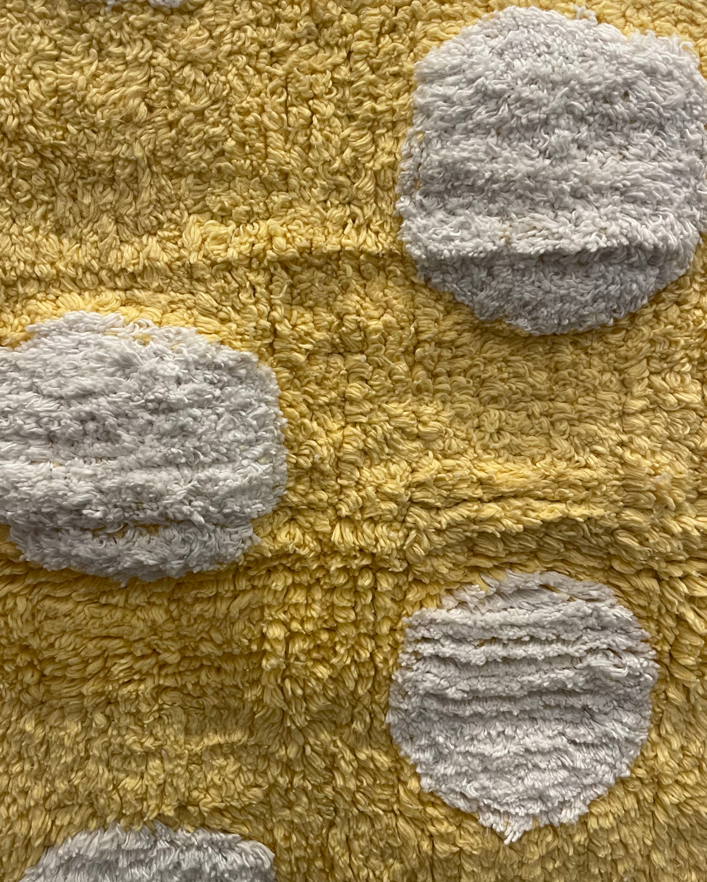 Yellow Spot Bath Mat