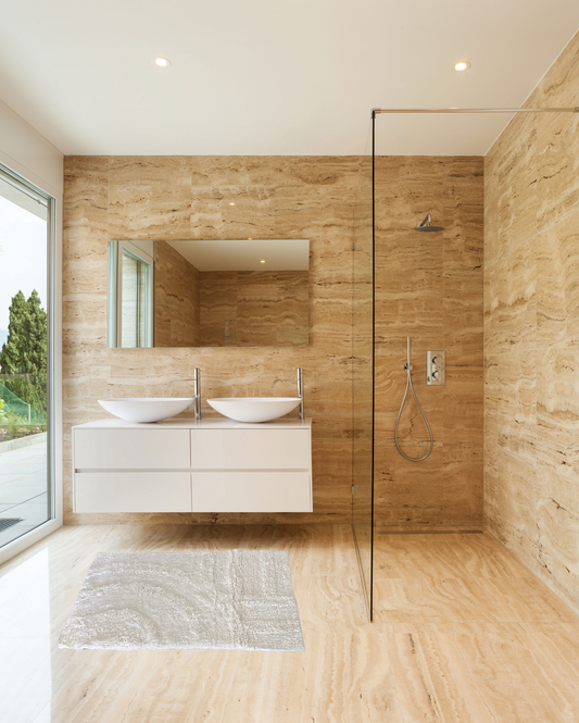 White Bath Mat